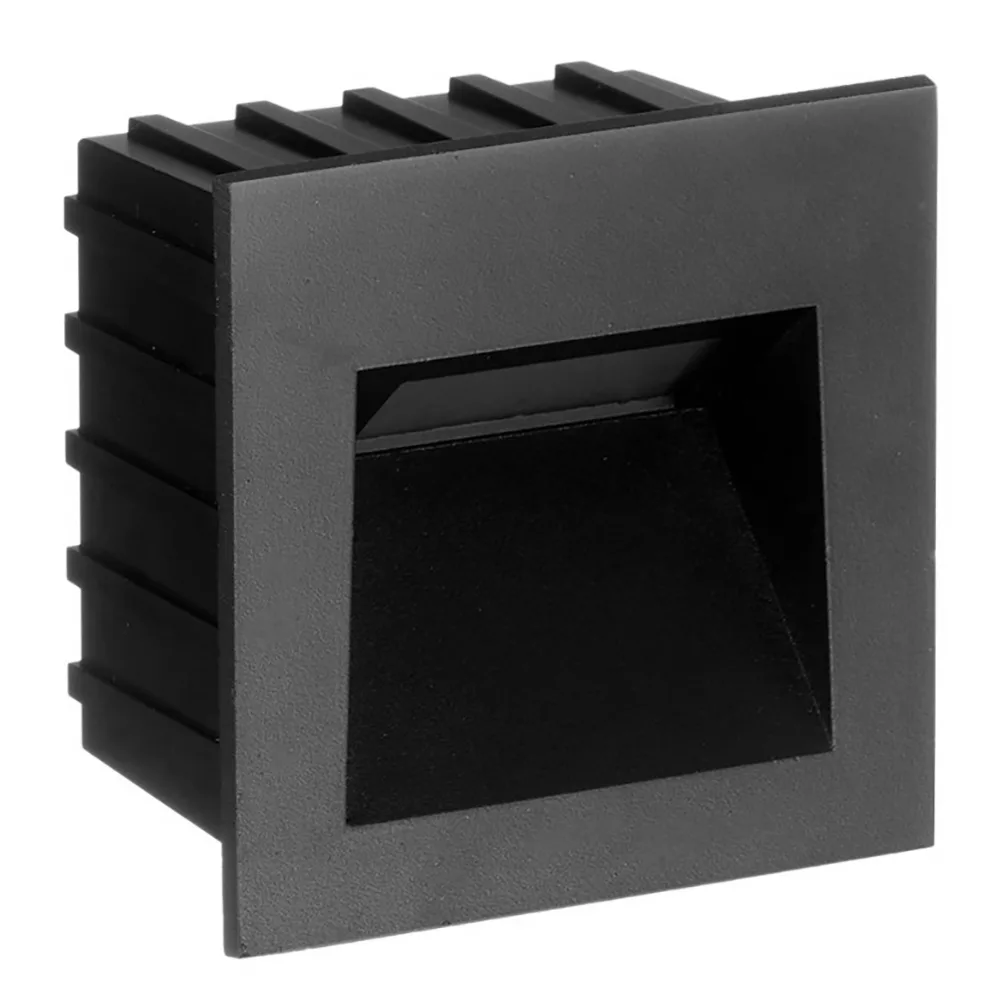 FERON Светодиодный светильник LN013 встраиваемый 3W 4000K, IP65, черный 41161 FERON Светодиодный светильник LN013 встраиваемый 3W 4000K, IP65, черный 41161