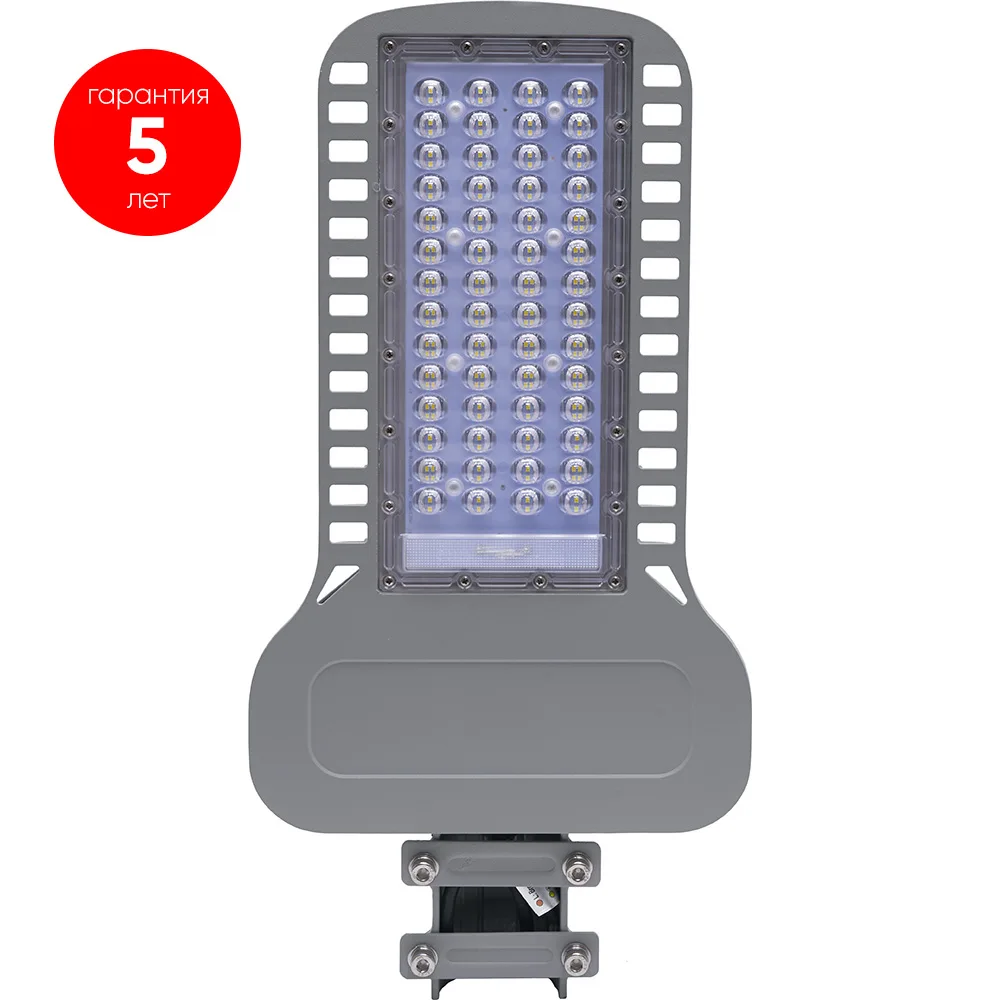 FERON Светодиодный уличный консольный светильник SP3050 150W 5000K 230V, серый 41272 FERON Светодиодный уличный консольный светильник SP3050 150W 5000K 230V, серый 41272
