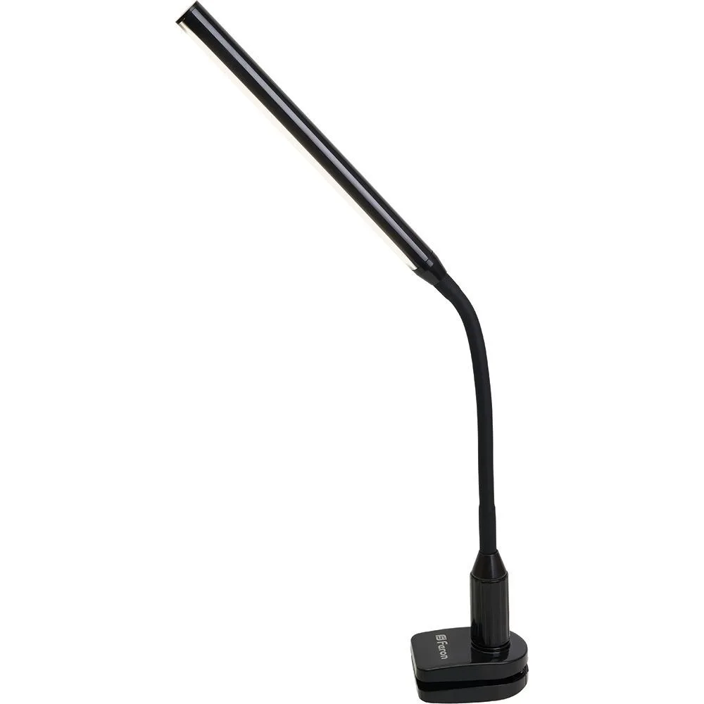 Настольный светодиодный светильник FERON DE1727  6W, 4000K, 100-240V, черный 41288