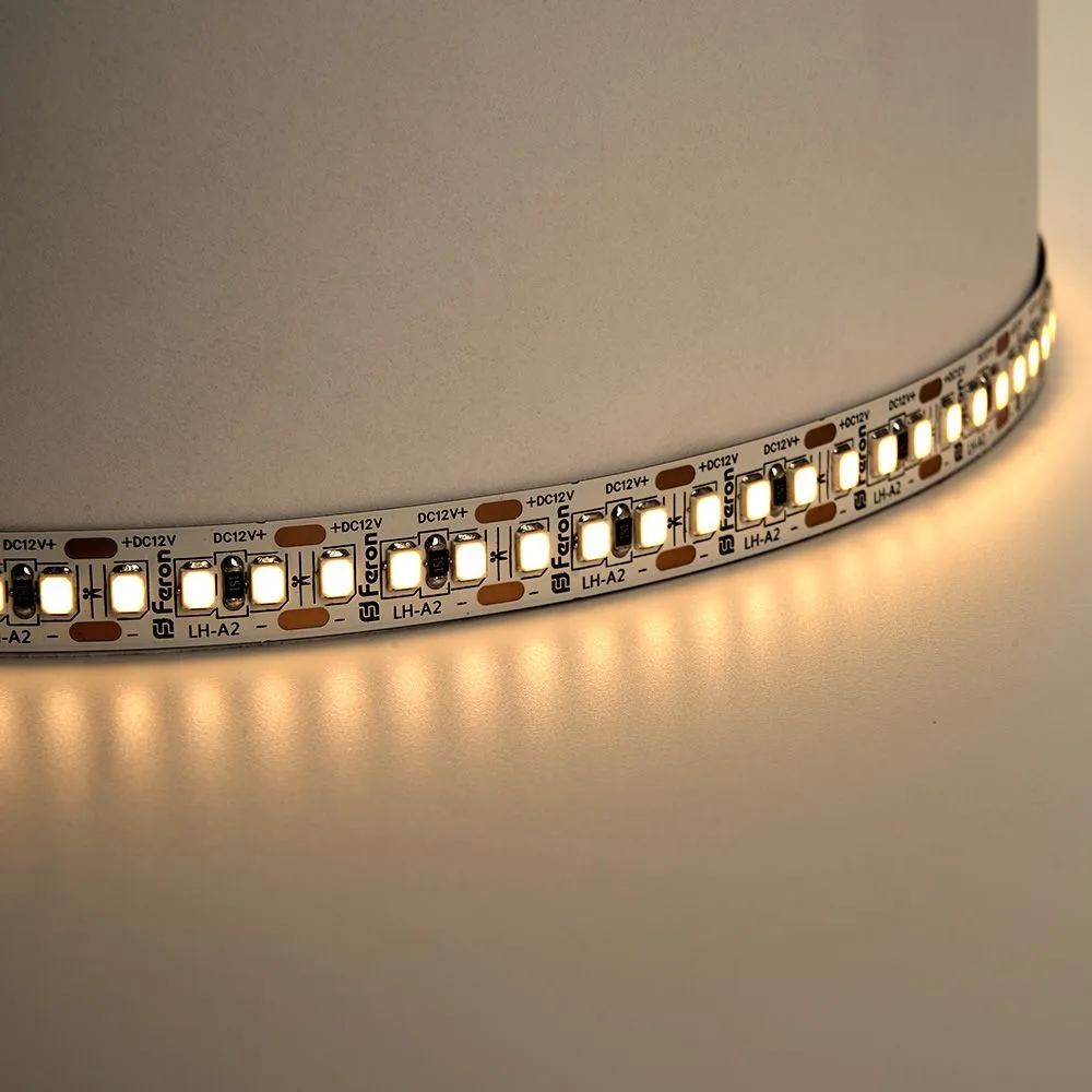 FERON Светодиодная LED лента LS616, 180SMD(2835)/m 17W/m 12V 5m 3000К Артикул 41279 FERON Светодиодная LED лента LS616, 180SMD(2835)/m 17W/m 12V 5m 3000К Артикул 41279