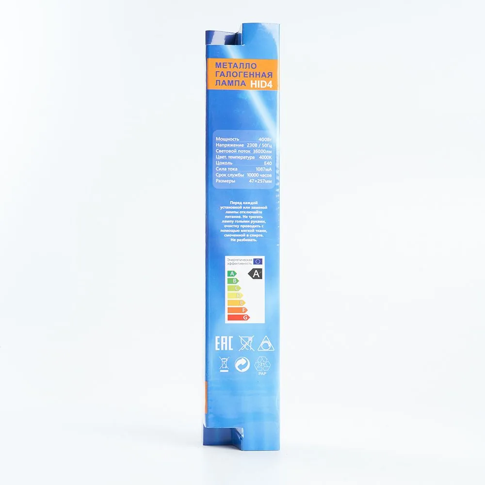 FERON Лампа металлогалогенная HID4 E40 400W 230V 4000K FERON Лампа металлогалогенная HID4 E40 400W 230V 4000K