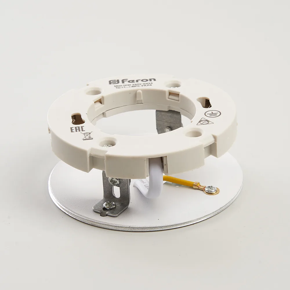 FERON Светильник потолочный HL360 12W, 230V, GX53, белый 41992 FERON Светильник потолочный HL360 12W, 230V, GX53, белый 41992