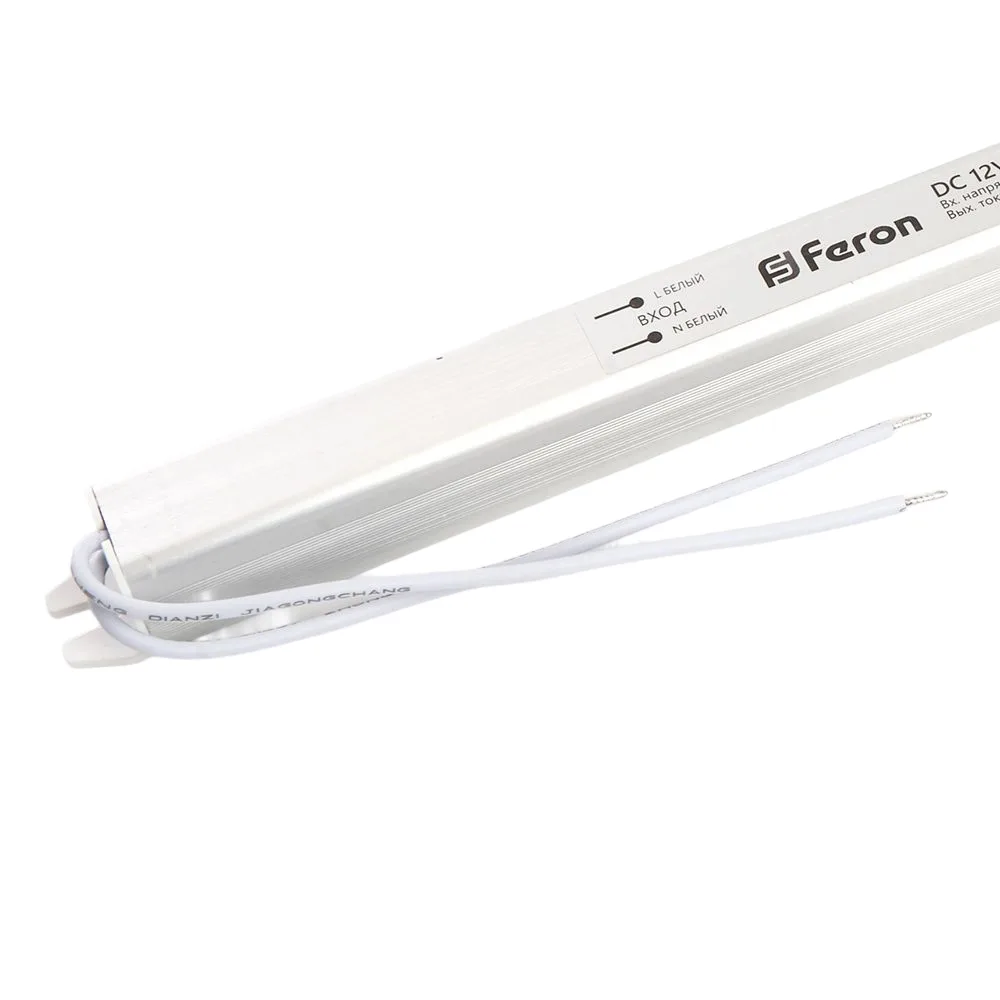 FERON Трансформатор электронный для светодиодной ленты 72W 12V (драйвер), LB001 Артикул 48015 FERON Трансформатор электронный для светодиодной ленты 72W 12V (драйвер), LB001 Артикул 48015