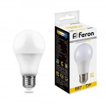 Лампа светодиодная FERON LB-91 Шар E27 7W 175-265V 2700K 25444