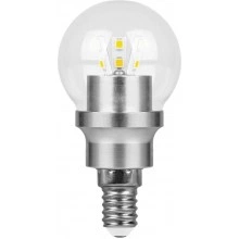 Лампа светодиодная FERON LB-40 Шарик E14 4,5W 4000K 25421