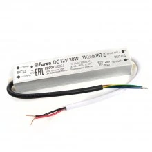 Трансформатор электронный для светодиодной ленты 30W 12V IP67 (драйвер), LB007 FERON Артикул 48053