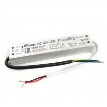 Трансформатор электронный для светодиодной ленты 20W 12V IP67 (драйвер), LB007 FERON Артикул 48052