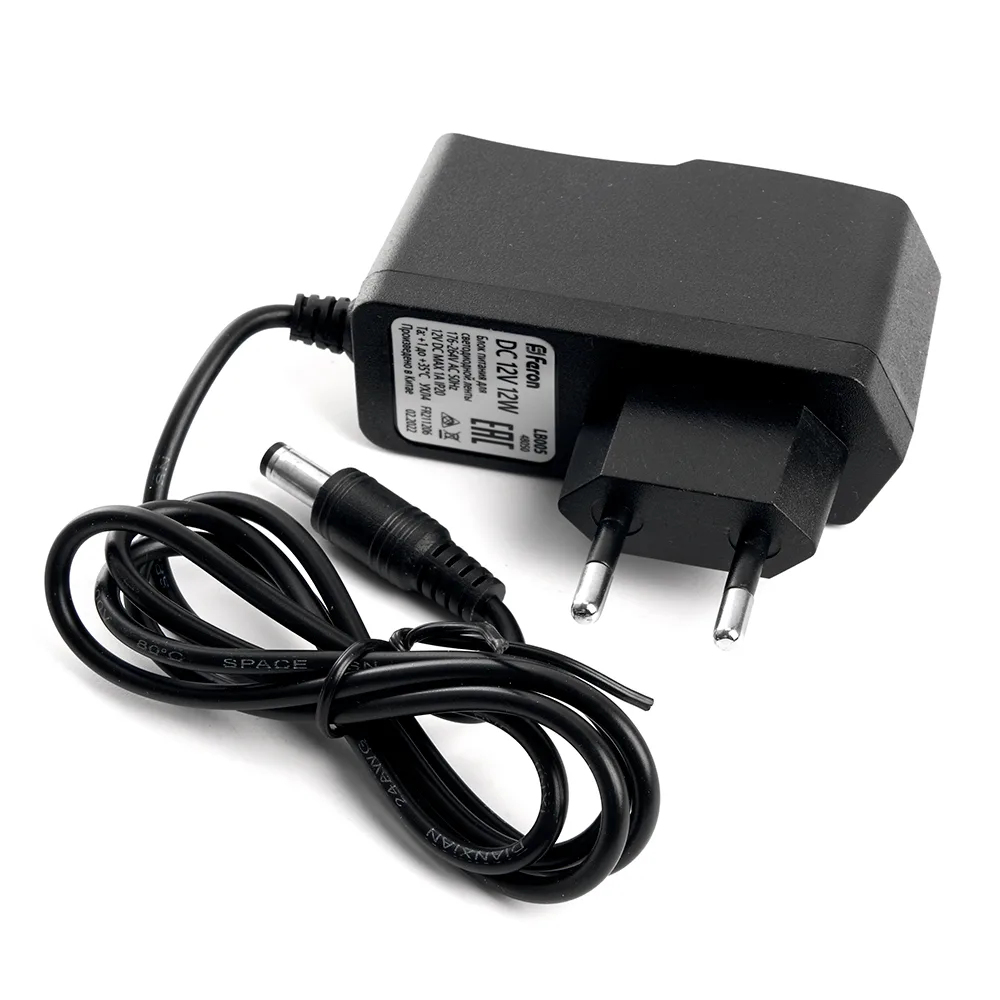 FERON Трансформатор электронный для светодиодной ленты 12W 12V (драйвер), LB005 Артикул 48050 FERON Трансформатор электронный для светодиодной ленты 12W 12V (драйвер), LB005 Артикул 48050