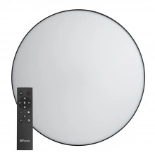 Светодиодный управляемый светильник FERON AL6200 “Simple matte” тарелка 80W 3000К-6500K черный 48067