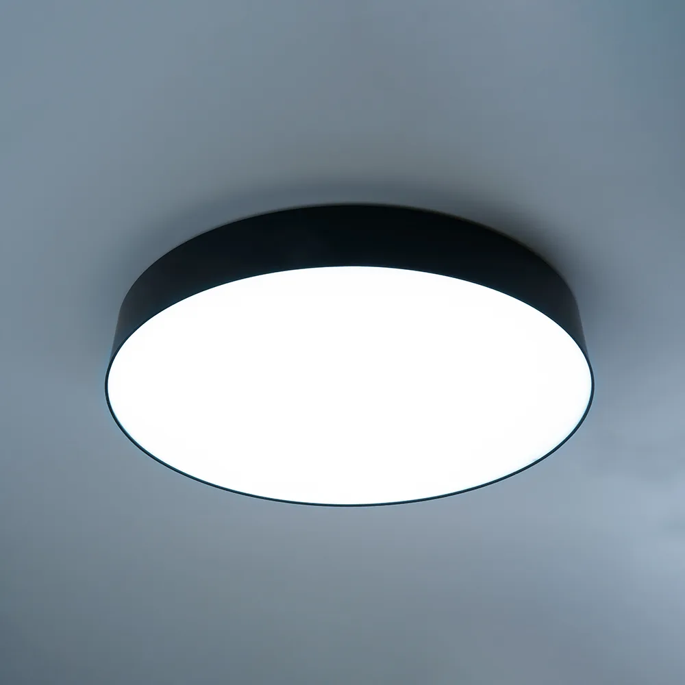 FERON Светодиодный управляемый светильник AL6200 “Simple matte” тарелка 80W 3000К-6500K черный 48067 FERON Светодиодный управляемый светильник AL6200 “Simple matte” тарелка 80W 3000К-6500K черный 48067