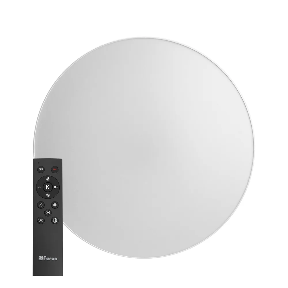 Светодиодный управляемый светильник FERON AL6200 “Simple matte” тарелка 60W 3000К-6500K белый 48069