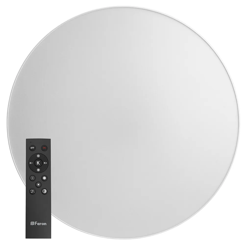 Светодиодный управляемый светильник FERON AL6200 “Simple matte” тарелка 165W 3000К-6500K белый 48071