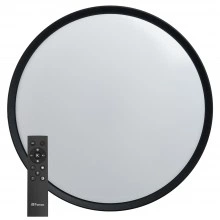 Светодиодный управляемый светильник FERON AL6240 “Simple matte” тарелка 80W 3000К-6500K черный 48073