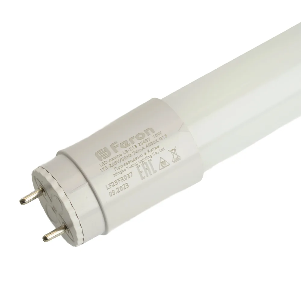 FERON Лампа светодиодная LB-213 G13 10W 175-265V 4000K 0,6м 25497 FERON Лампа светодиодная LB-213 G13 10W 175-265V 4000K 0,6м 25497
